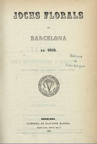 JOCS FLORALS DE BARCELONA