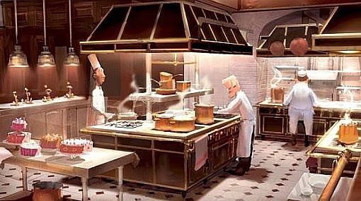 La cuina, condicionada per la guerra.