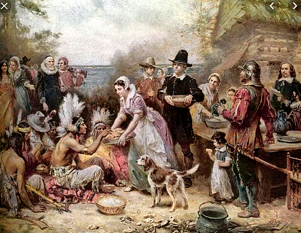 The first Thanksgiving Feast