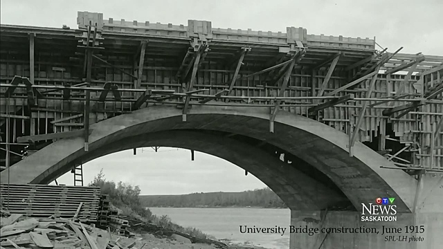 John gets his first job building bridges in Saskatoon
