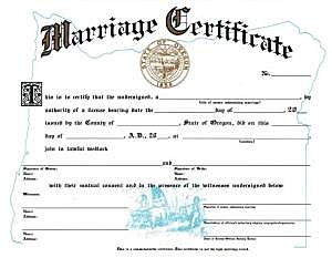 John gets a marriage license