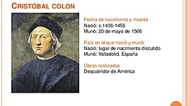 Timeline: Biografía de Cristóbal Colón