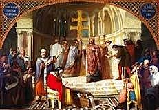 Els visigots es converteixen al cristianisme.