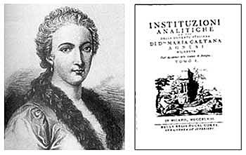 Aportaciones, María Gaetana Agnesi