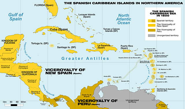 Caribbean islands.