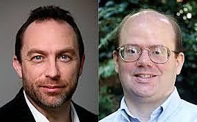 Jimmy Wales y Larry Sanger
