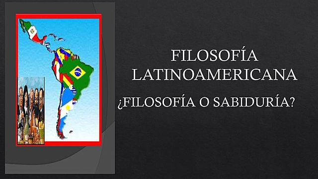 FILOSOFÍA LATINOAMERICANA-GENERACIÓN DE LOS PATRIARCAS