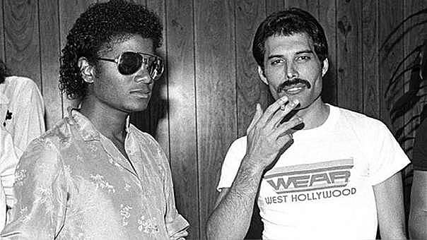Michael Jackson and Freddie Mercury