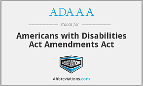 Americans with Disabilities Act Amendments Act