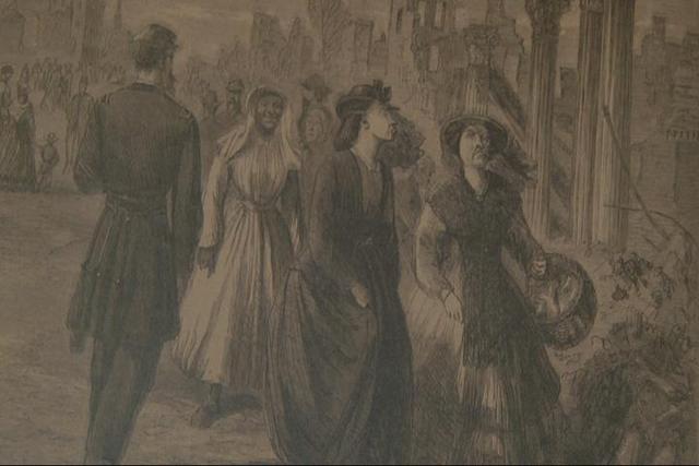 Richmond Ladies Going to Receive Government Rations: "Don't you think that Yankee must feel like shrinking into his boots before such high-toned Southern ladies as we?"
