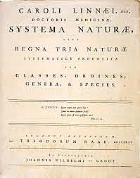 Carl Linneo publica Systema Naturae