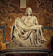 Pieta was sculpted