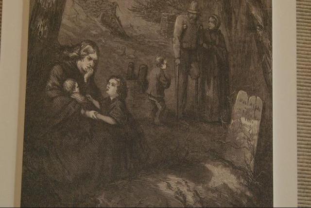 Detail from "New Year's Day: North and South"