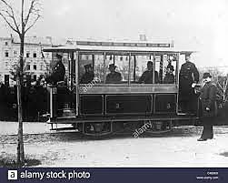 LE PREMIER TRAMWAY A BERLIN 1881