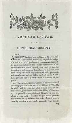 MASSACHUSETTS CIRCULAR LETTER