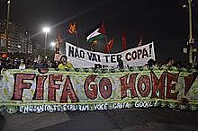 Protesten FiFa World Cup 2014