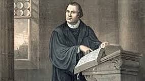 Martin Luther nailed 95 Theses to a church door.
