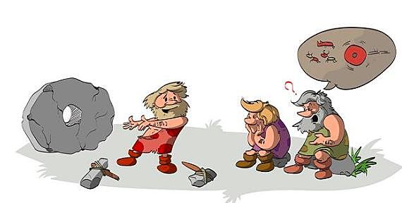 El hombre deja de ser nómada para ser sedentario, allí se eniventa la rueda y herramientas