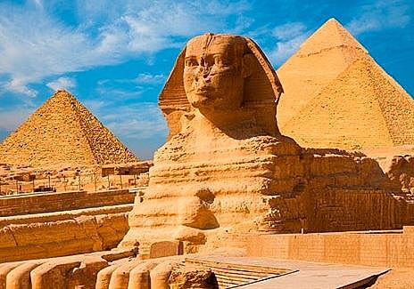 Construcción de las piramides de Egipto