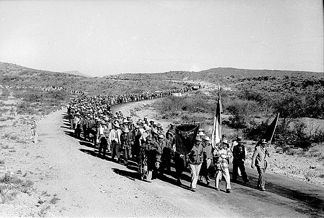 “Caravana del hambre” del movimiento minero
