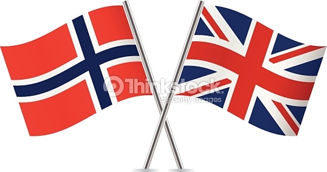 Inglaterra y Noruega se adhieren a internet, cada una con un ordenador.