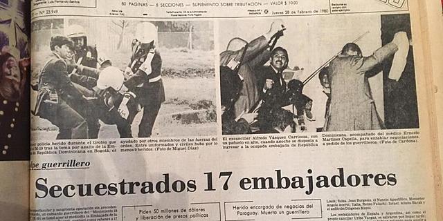 Toma embajada de República Dominicana.