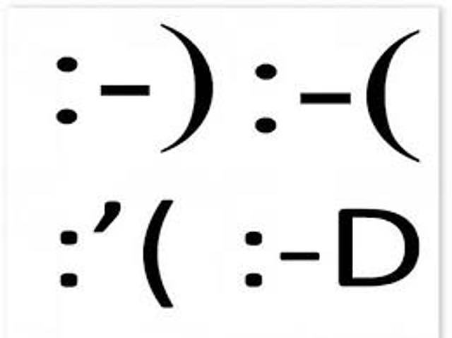 Nace el primer EMOTICONO.