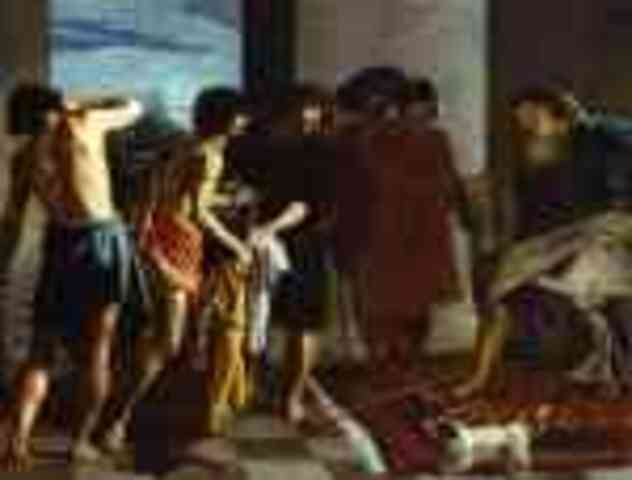 en mil seiscientos  treinta  pintó  con sangre  de José  Escudo  Traído  a Jacob