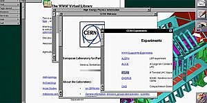 Había 150 sitios web en el mundo