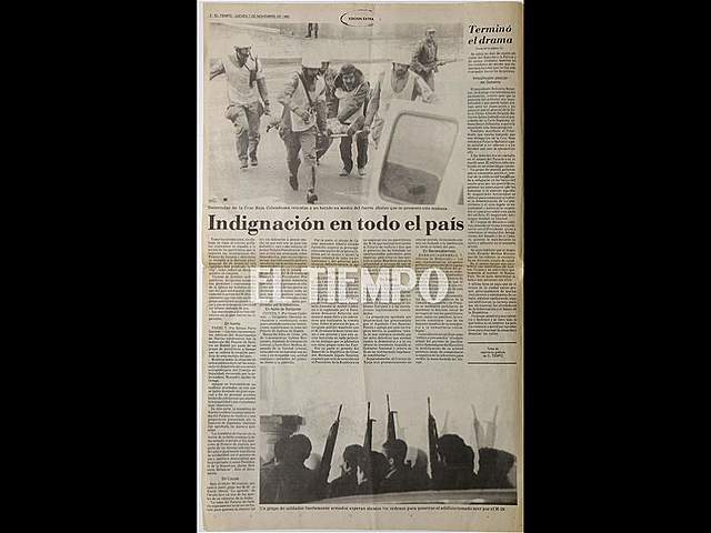 Toma del Palacio de Justicia por el M-19