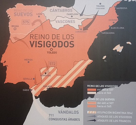 Els visigots funden el regne de Toledo