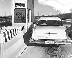 First Automatic Road Toll Collection Machine