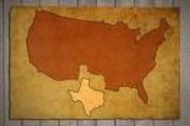 Texas voted for Secession