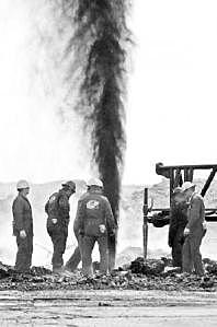 El descubrimiento de yacimientos de petróleo