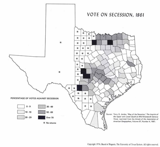 Texas Voted for Secession