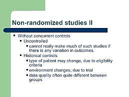 Study on Non-randomized