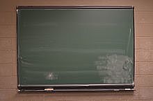 Black boards are invented.