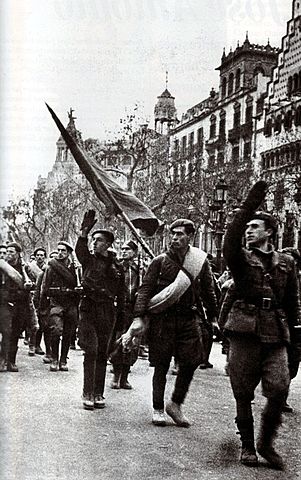 The beginning of the spanish civil war