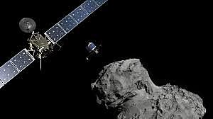 Primer aterratge a un cometa