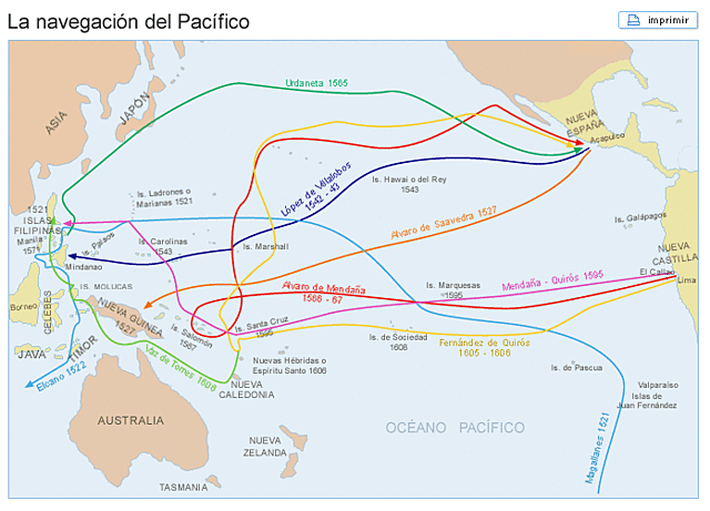 Conquista y colonización de América y el Pacífico.