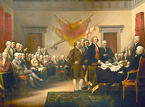 The Declaration of Independence is Adopted / Η Διακήρυξη της Ανεξαρτησίας υιοθετείται