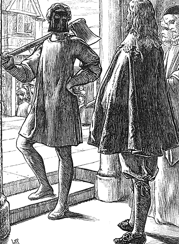 The execution of Charles I