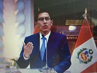 Vizcarra dio un mensaje a la Nación