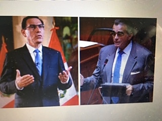 8:40 pm El congreso vota a favor de suspensión de Vizcarra