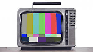 Television con tubo de rayos catódicos (CRT)