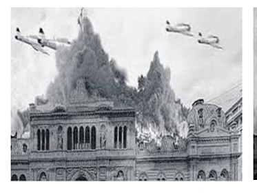 Bombardeo en la Plaza de Mayo