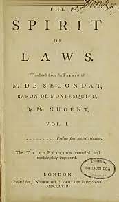 Montesquieu publishes "The Spirit of Laws"