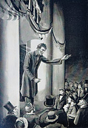 in his "Peoria Speech", Lincoln declared his opposition to slavery