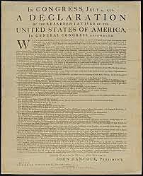 The signing of the declaration of independence, August 2, 1776