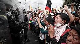 Timeline: LEVANTAMIENTO INDIGENA POR DERROCATORIA DEL DECRETO 883